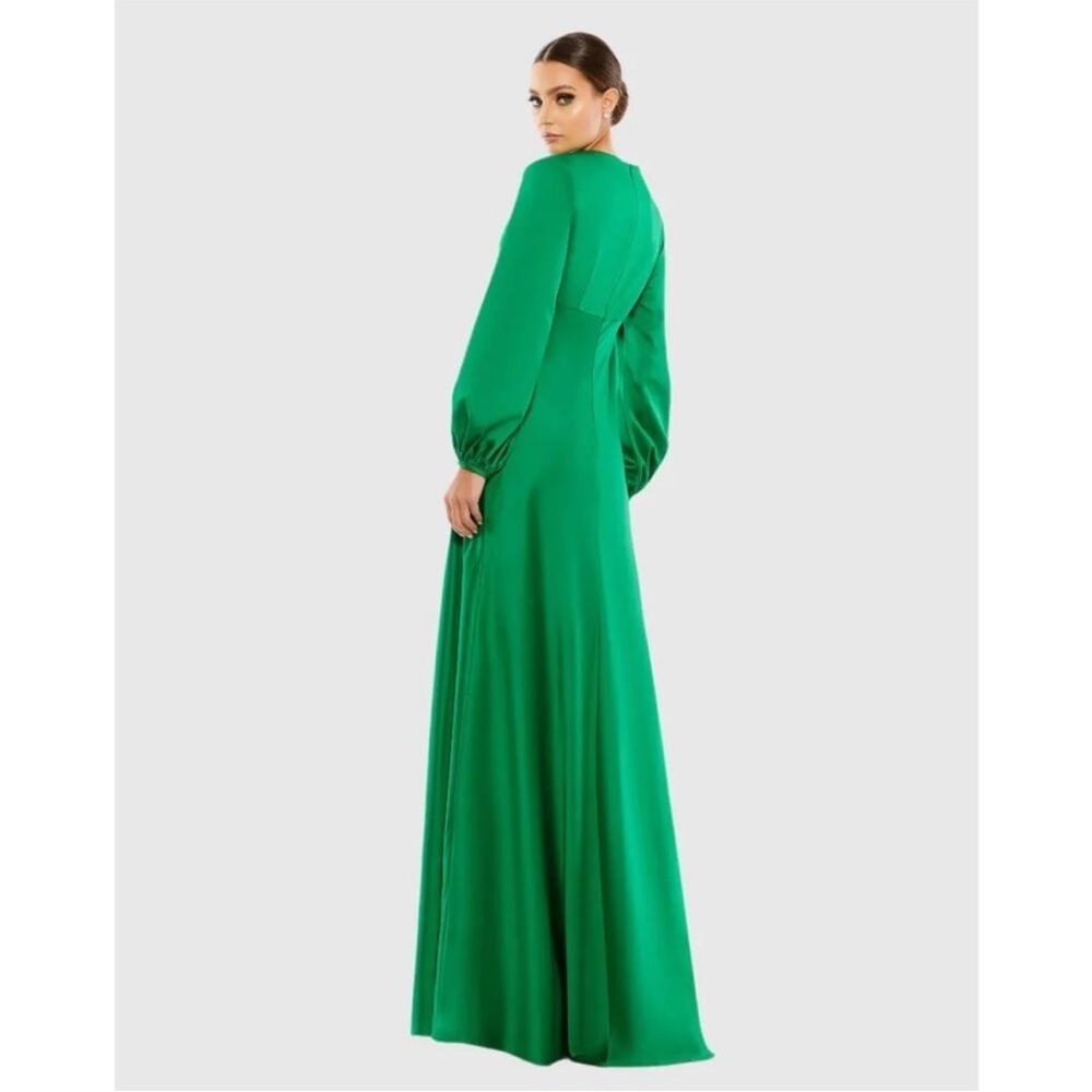 NWT Ieena MacDugal Emerald Green Dress Size 6 - Picture 3 of 11